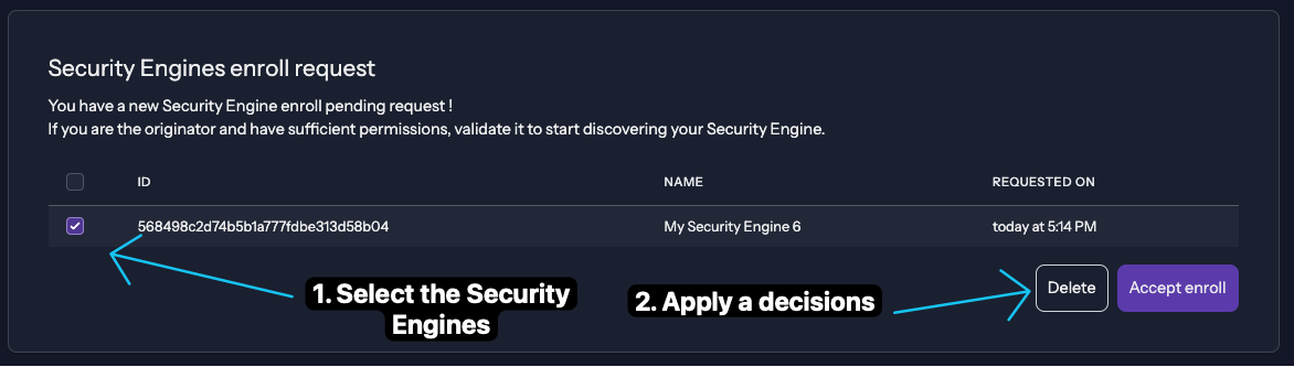 Pending Security Engine