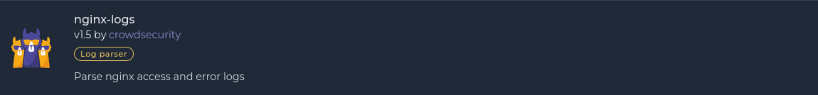 CrowdSec nginx-logs